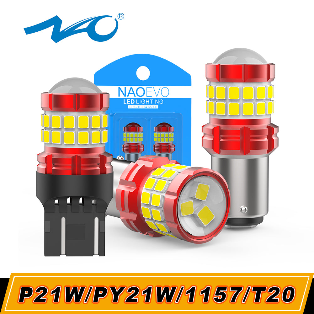T20 7440 7443 1156 PY21W BAU15S 1157 P21/5W W21W LED Light Bulbs – NAOEVO