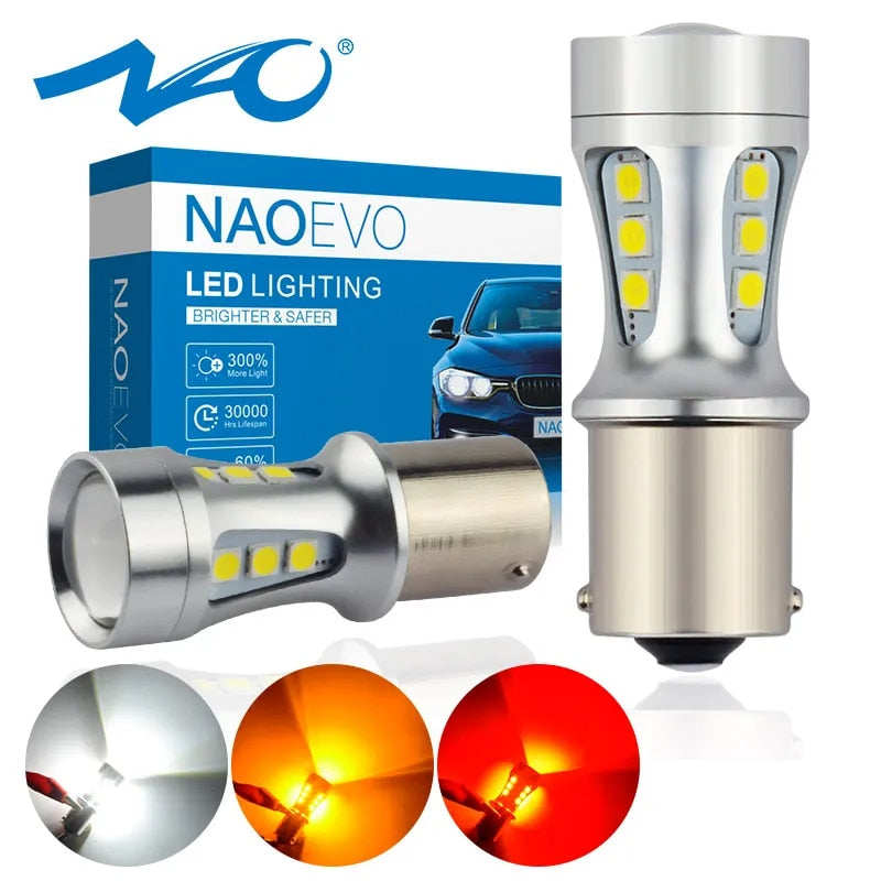 T15 921/T20 7440 7443/P21W/PY21W/P21 5W LED Light Bulbs – NAOEVO