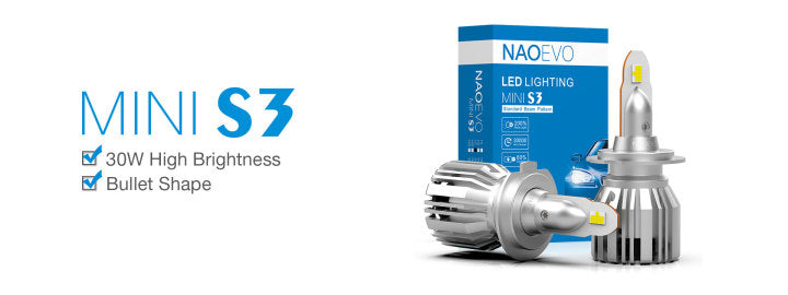 S3 LED Auto Bulb Perfect Light Beam for Your Car! | NAOEVO