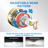 200W 24000LM LED Headlight Bulbs 6500K White | NAOEVO SAGA Series, 2 Bulbs