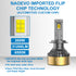 260W 31200LM LED Headlight Bulb 6500K White | NAOEVO NH Series, 2 Bulbs