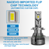 90W 10800LM LED Headlight Bulbs 6500K White | NAOEVO Core Series, 2 Bulbs