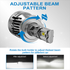 90W 10800LM LED Headlight Bulbs 6500K White | NAOEVO Core Series, 2 Bulbs