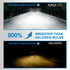 200W 24000LM LED Headlight Bulbs 6500K White | NAOEVO SAGA Series, 2 Bulbs