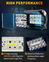 4 Inch LED Pod Lights 120W White with Wiring Harness