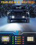 4 Inch LED Pod Lights 120W White with Wiring Harness