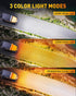NAOEVO 4 Inch LED Pod Lights White Amber 3 Modes