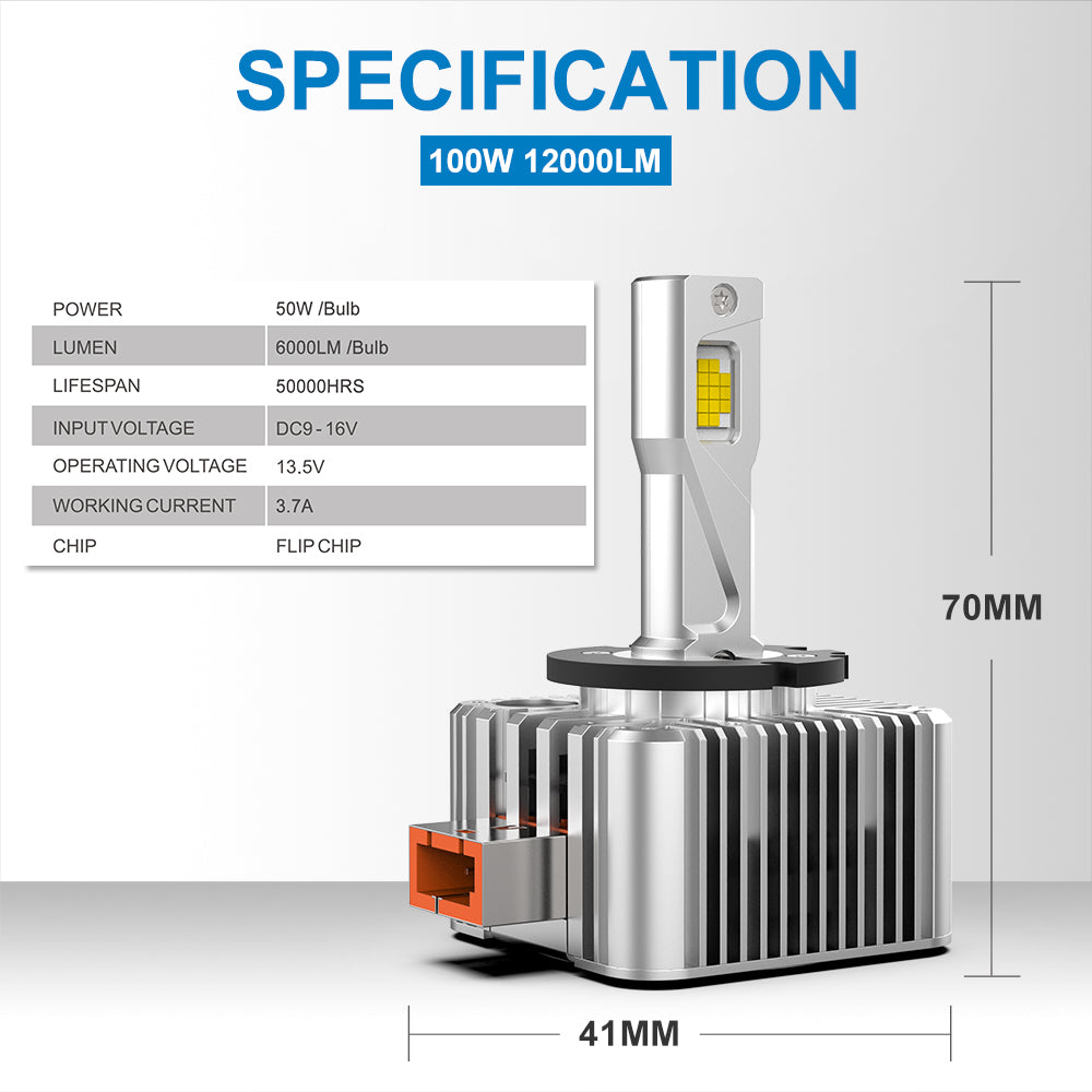 New D3 D3S D3R LED Headlight Bulb for Upgrade HID | NAOEVO