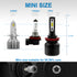 90W 1000LM LED Headlight Bulb 6500K White | NAOEVO S3MAX Series, 2 Bulbs