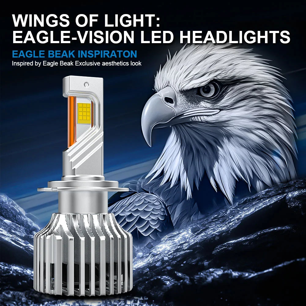 150W 18000LM LED Headlight Bulbs 6500K White | NAOEVO MAX5 Series, 2 Bulbs