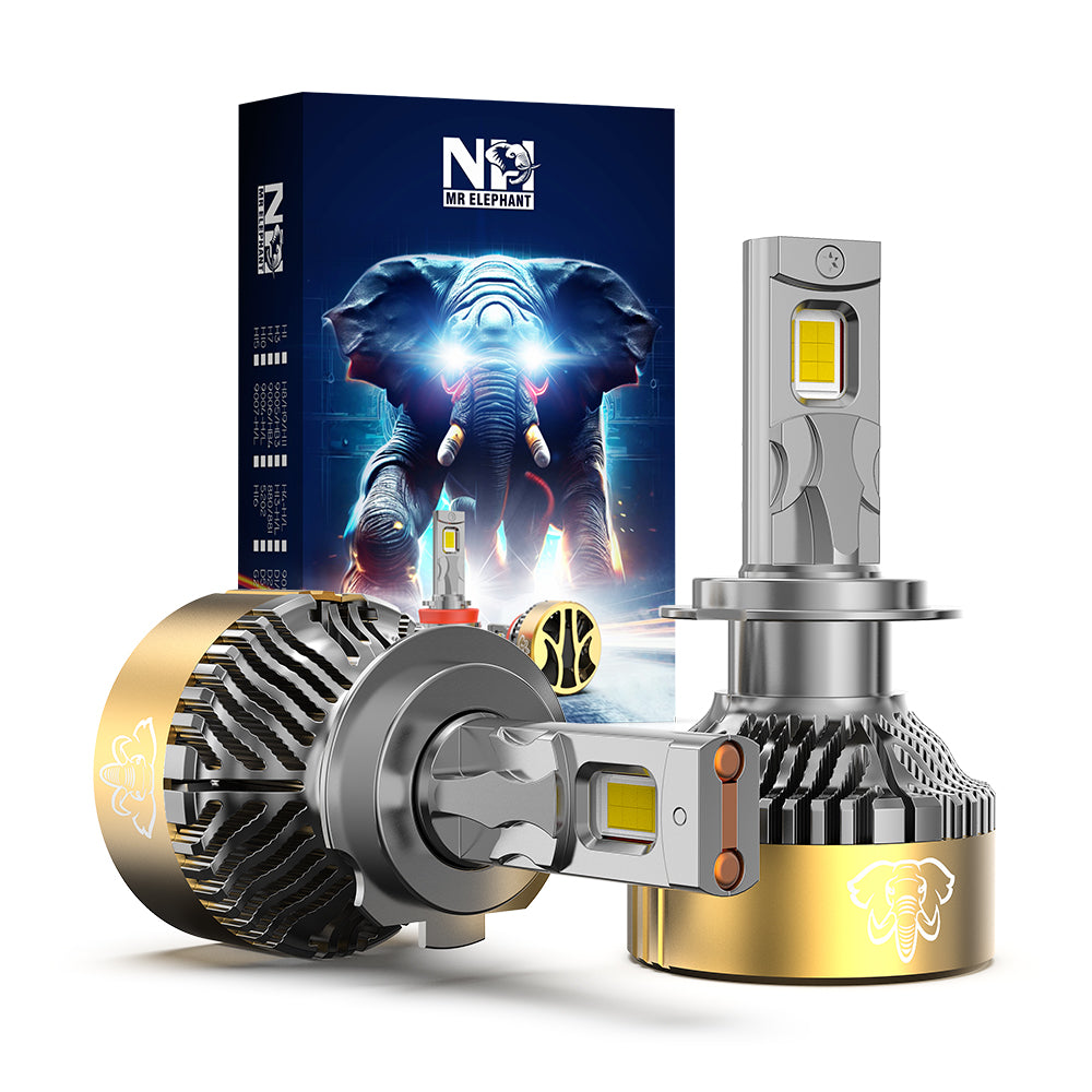 260W 31200LM LED Headlight Bulb 6500K White | NAOEVO NH Series, 2 Bulbs