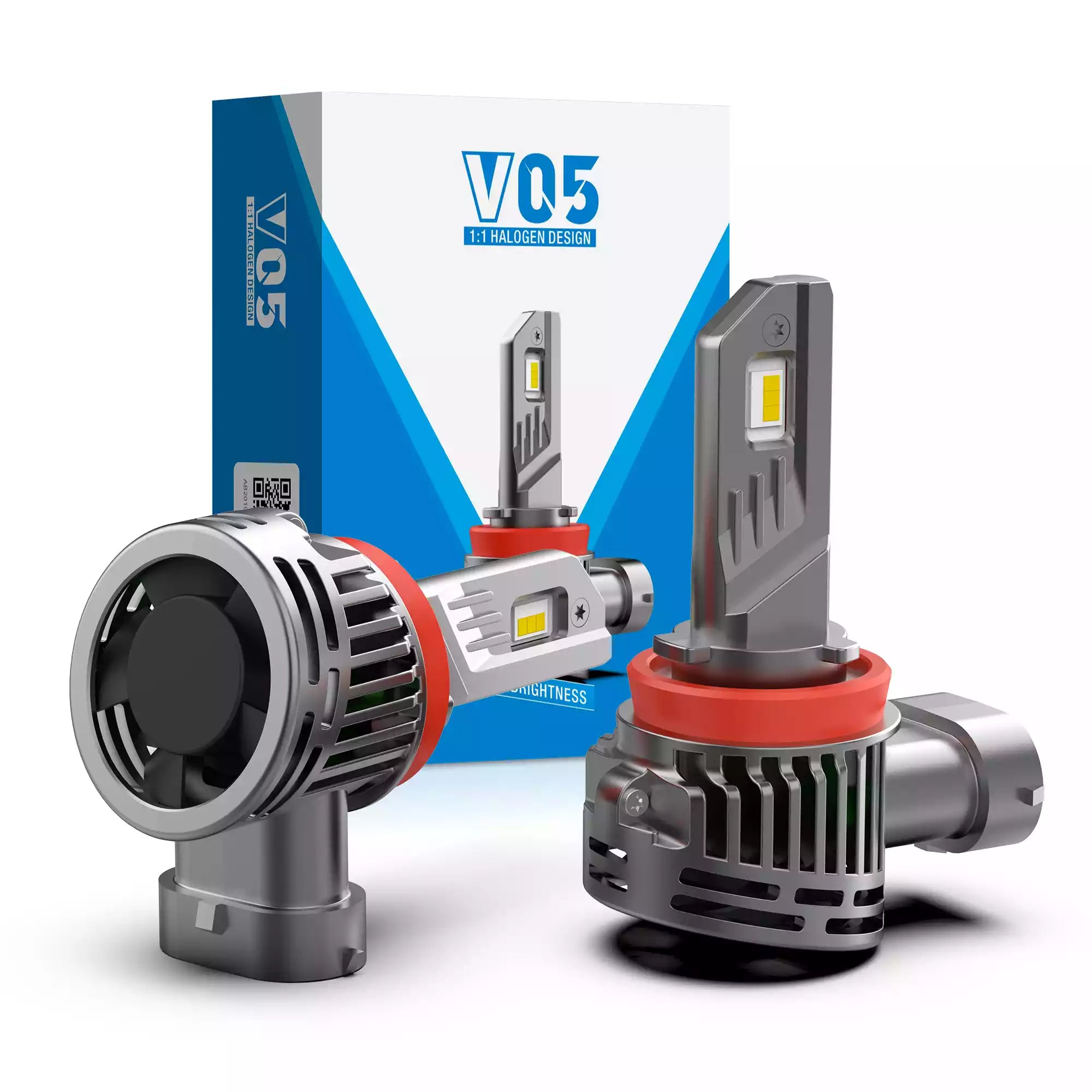 H11 LED Headlight Bulb 100W 12000LM Wireless | NAOEVO V05 Series