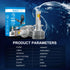 150W 18000LM LED Headlight Bulbs 6500K White | NAOEVO MAX5 Series, 2 Bulbs