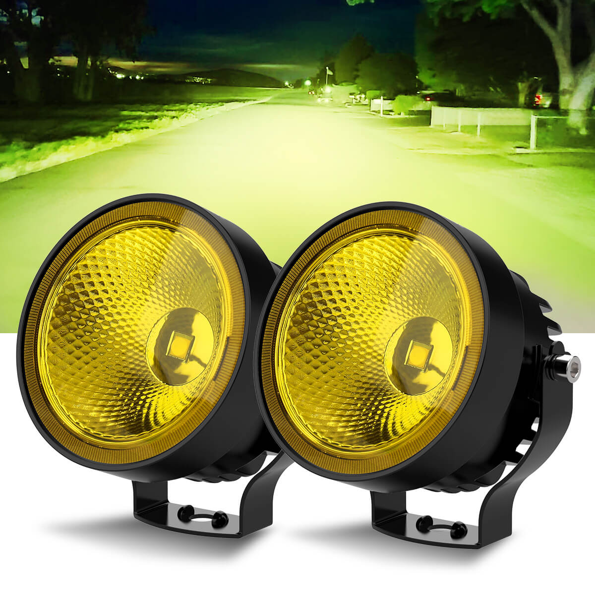 4 Inch Round LED Light Pods Fog Light Led Work Light - spot white 4 Inch Round LED Light Pods Fog Light Led Work Light - spot white