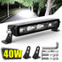 10 Inch 40W 12D LED Light Bar Barra Led Fog Light | Naoevo