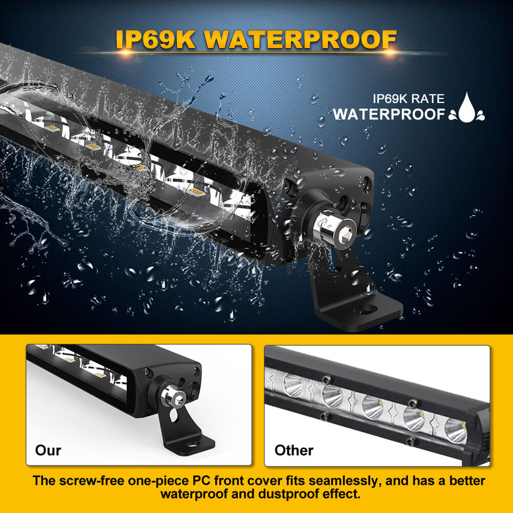 20 Inch 100W LED Light Bar Barra Led Fog Light | Naoevo
