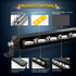 20 Inch 100W LED Light Bar Barra Led Fog Light | Naoevo