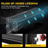 7 inch 180W 3 Row White Led Light Bar | Naoevo