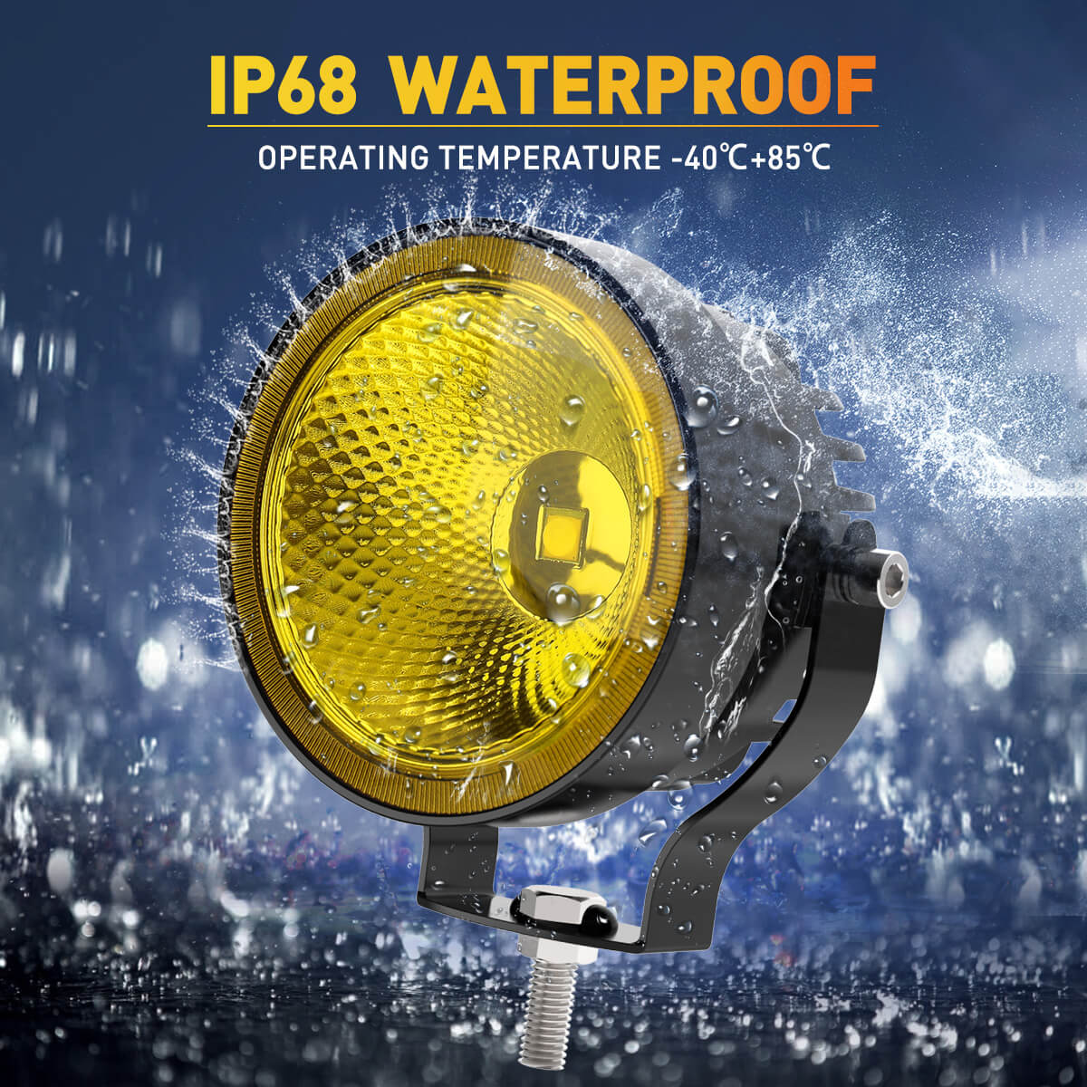 4 Inch Round LED Light Pods Fog Light Led Work Light NAOEVO 4 Inch Round LED Light Pods Fog Light Led Work Light NAOEVO