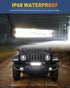 12 Inch 240W Amber White LED Light Bar - NAOEVO