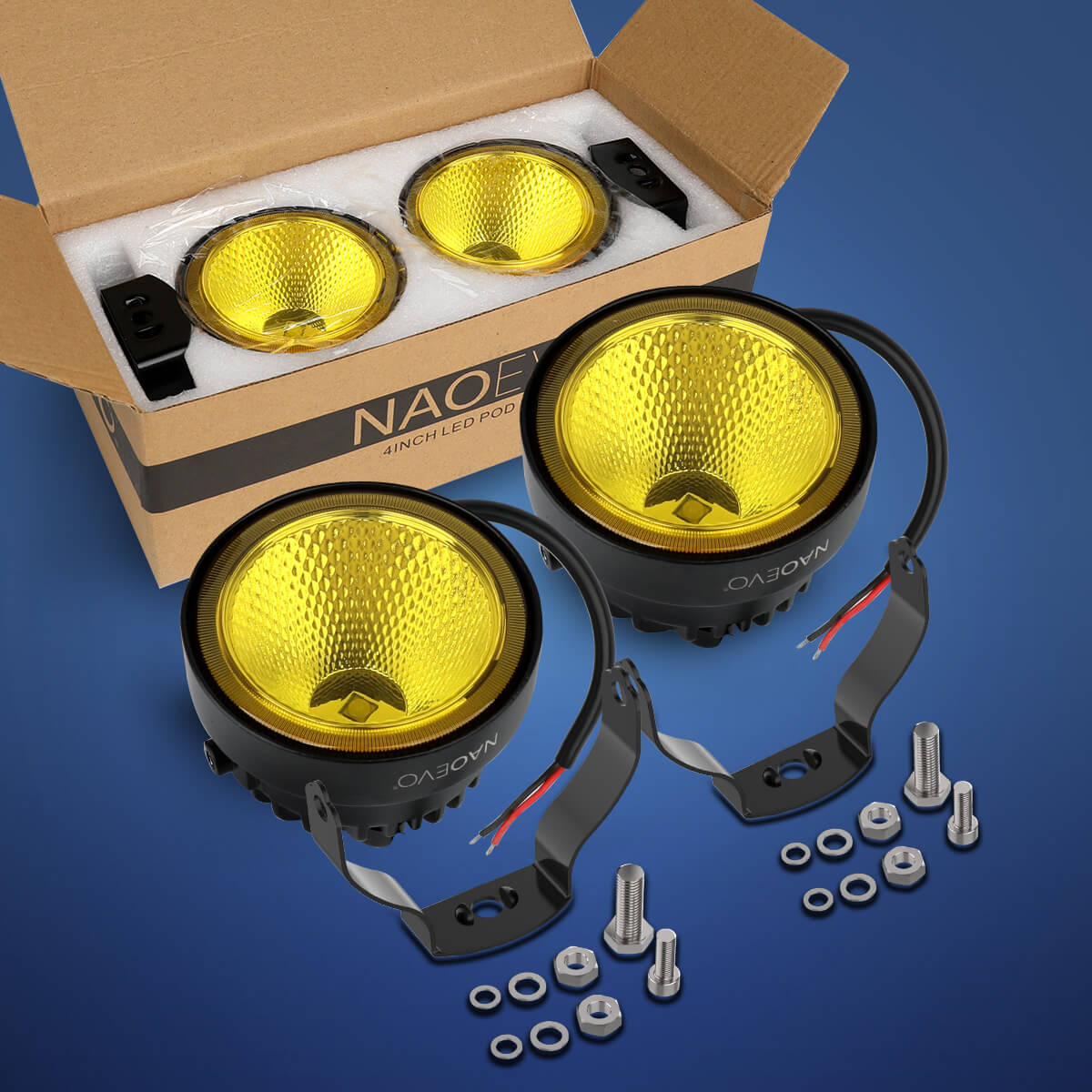 4 Inch Round LED Light Pods Fog Light Led Work Light - spot white 4 Inch Round LED Light Pods Fog Light Led Work Light - spot white