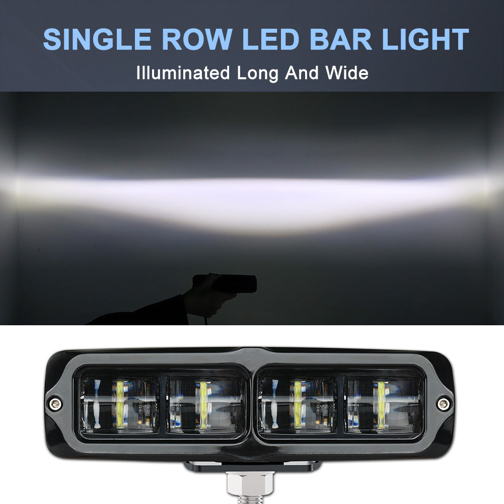 6" 40W 6D Lens LED Light Bar Work Light for Cars 4x4 4WD Uaz ATV Motorcycle | Naoevo
