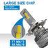 Top Efficient H7 LED Car Light Bulb 100W 12000LM Safe Beam Pattern - NAOEVO