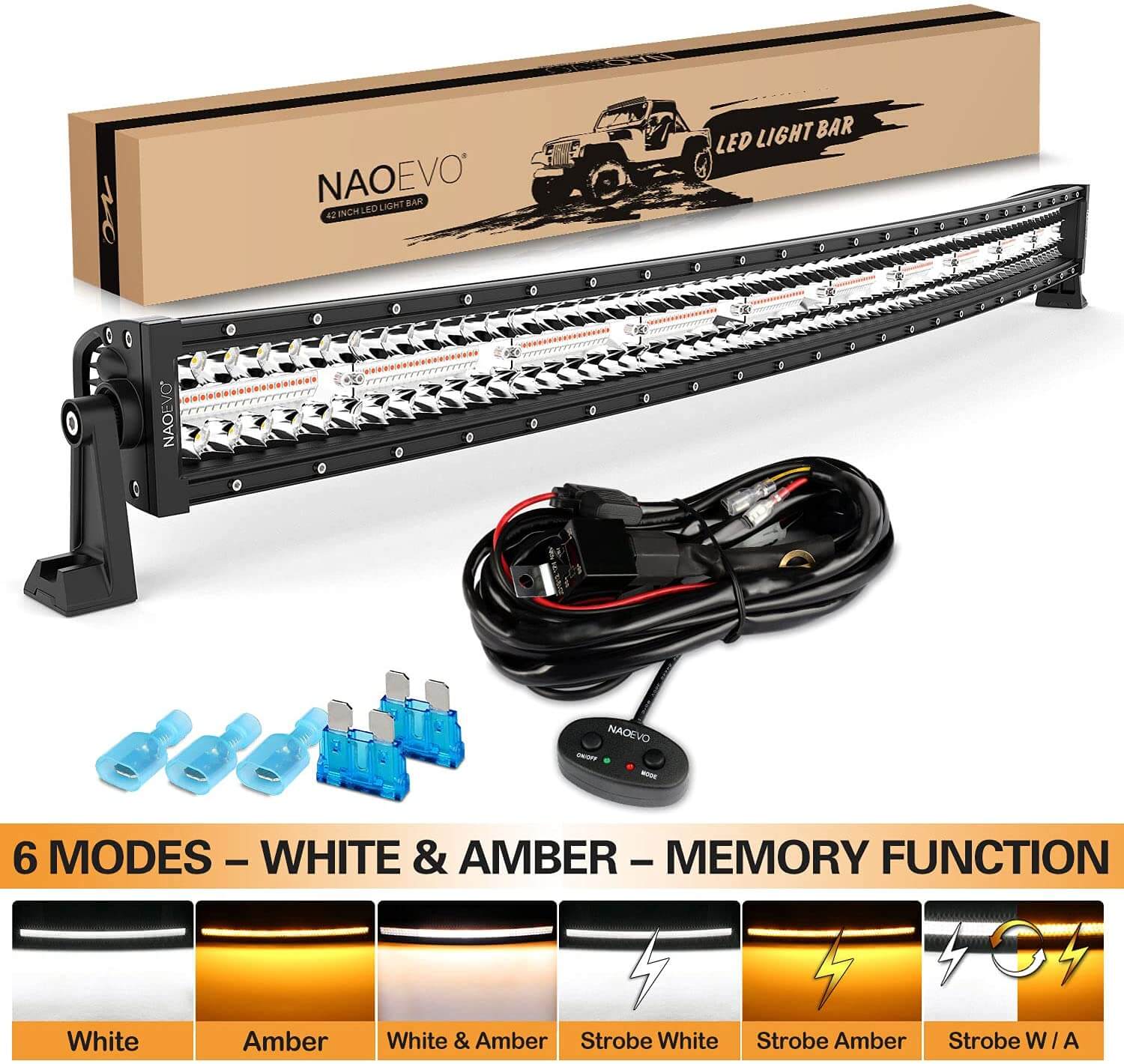 42 inch curved Led light bar