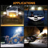 4 Inch 120W Amber White LED Light Pods - NAOEVO