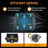 4 Inch 120W Amber White LED Light Pods - NAOEVO