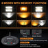 4 Inch 120W Amber White LED Light Pods - NAOEVO