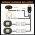 5 Inch 72W White/ Amber Flush Mount LED Light Pods | Naoevo