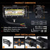 7 Inch Amber White LED Light Bar with Wiring Harness Kit