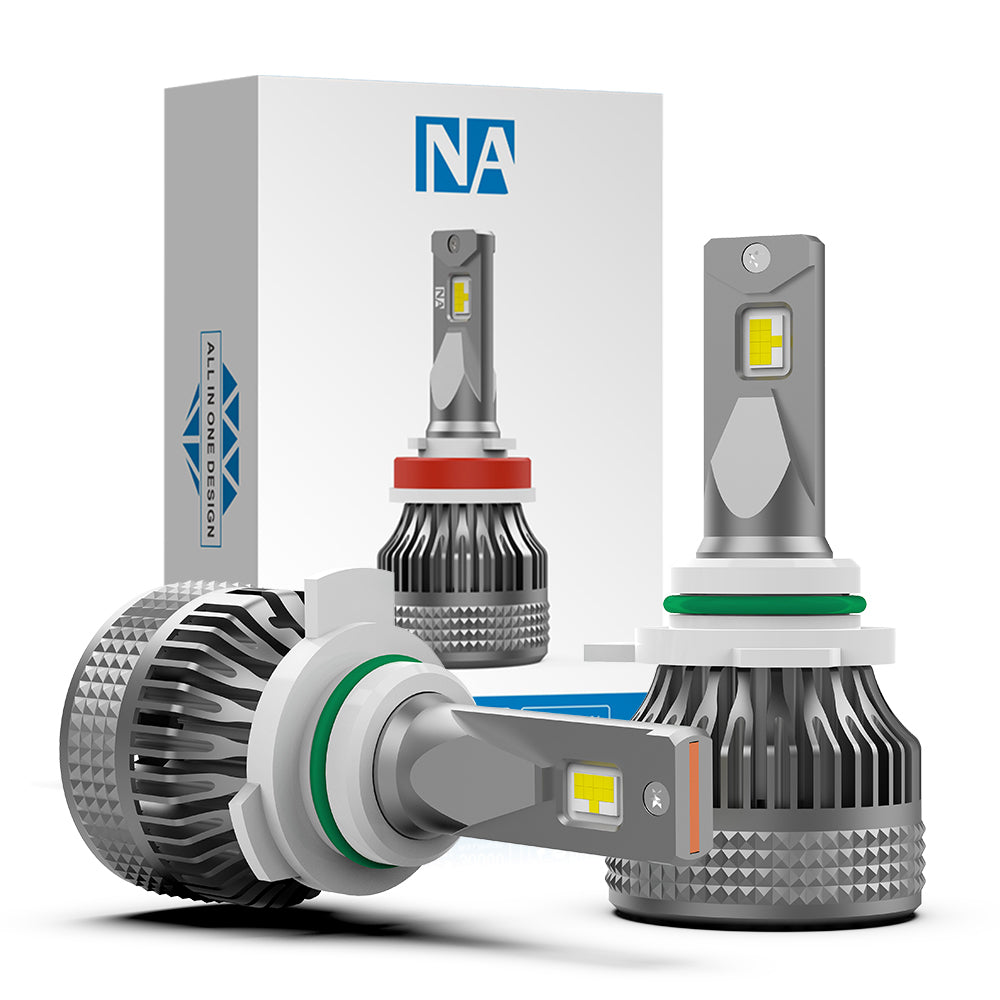 9012 LED Headlight Bulb 60W 7200LM White | NAOEVO NA Series - NAOEVO