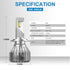90W 10000LM H7 Led Headlight Bulb GT6 Series | NAOEVO