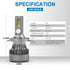 H4 LED Headlight Bulb 60W 7200LM White | NAOEVO NA Series - NAOEVO