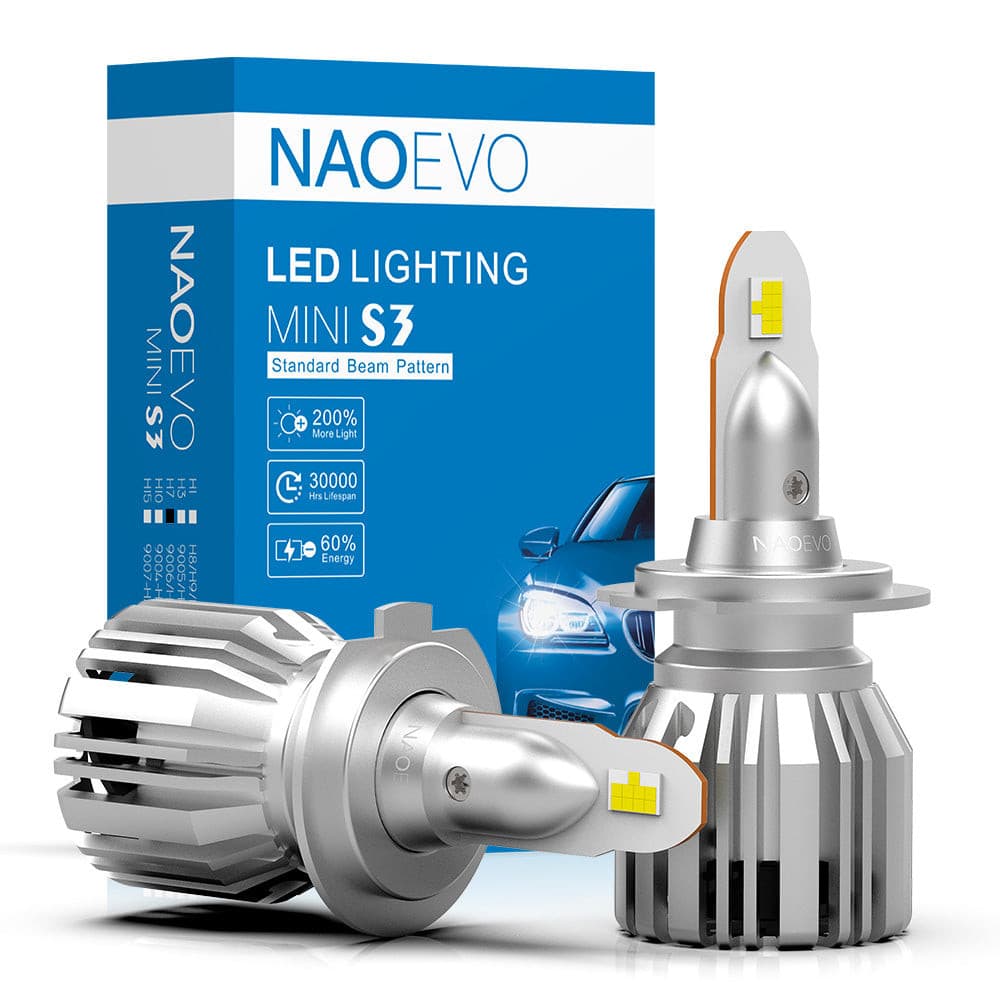 S3 60W 7200LM H7 Led Headlight Bulb Super Bright | NAOEVO