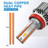 Brightest H3 LED Headlight Bulb 140W 16800LM White | NAOEVO ND Series - NAOEVO