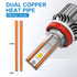 Brightest 5202 LED Headlight Bulb 140W 16800LM White | NAOEVO ND Series - NAOEVO
