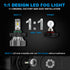 5202 Fanless LED Fog Light Bulb 40W 4800LM | NAOEVO NF Series - NAOEVO