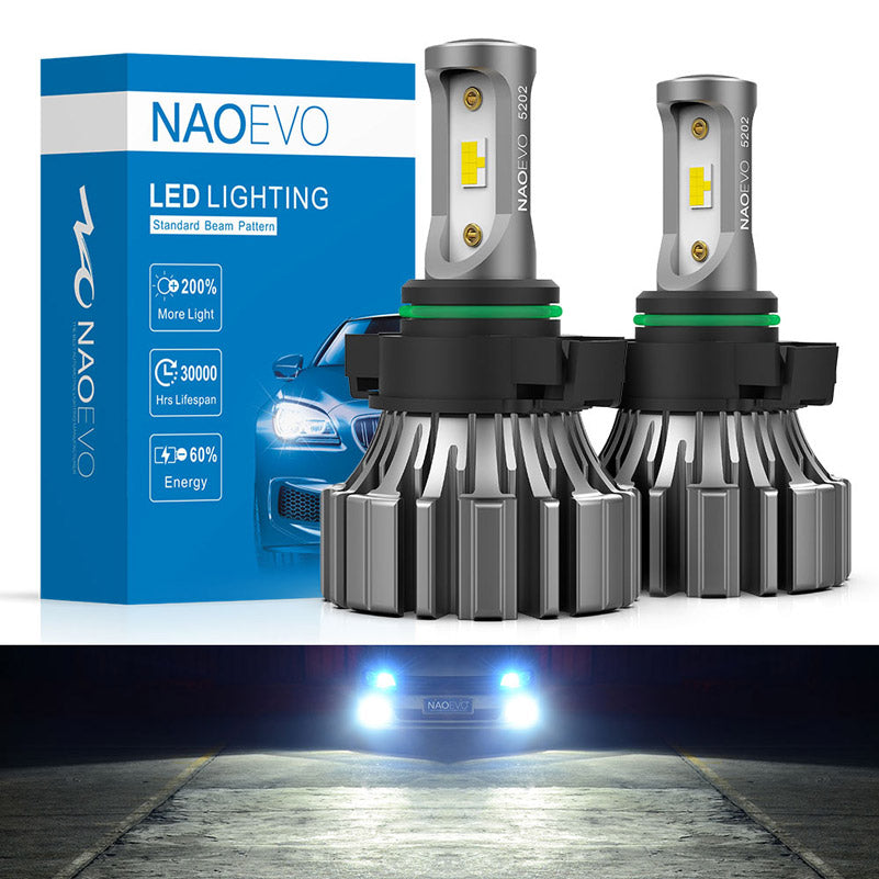 5202 Fanless LED Fog Light Bulb 40W 4800LM | NAOEVO NF Series - NAOEVO