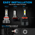 NF_9005+H11-LED Headlight Bulb-Easy installation