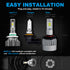 NF_9006-LED Headlight Bulb-Easy installation