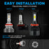 NF_H11Y-LED Headlight Bulb-Easy installation