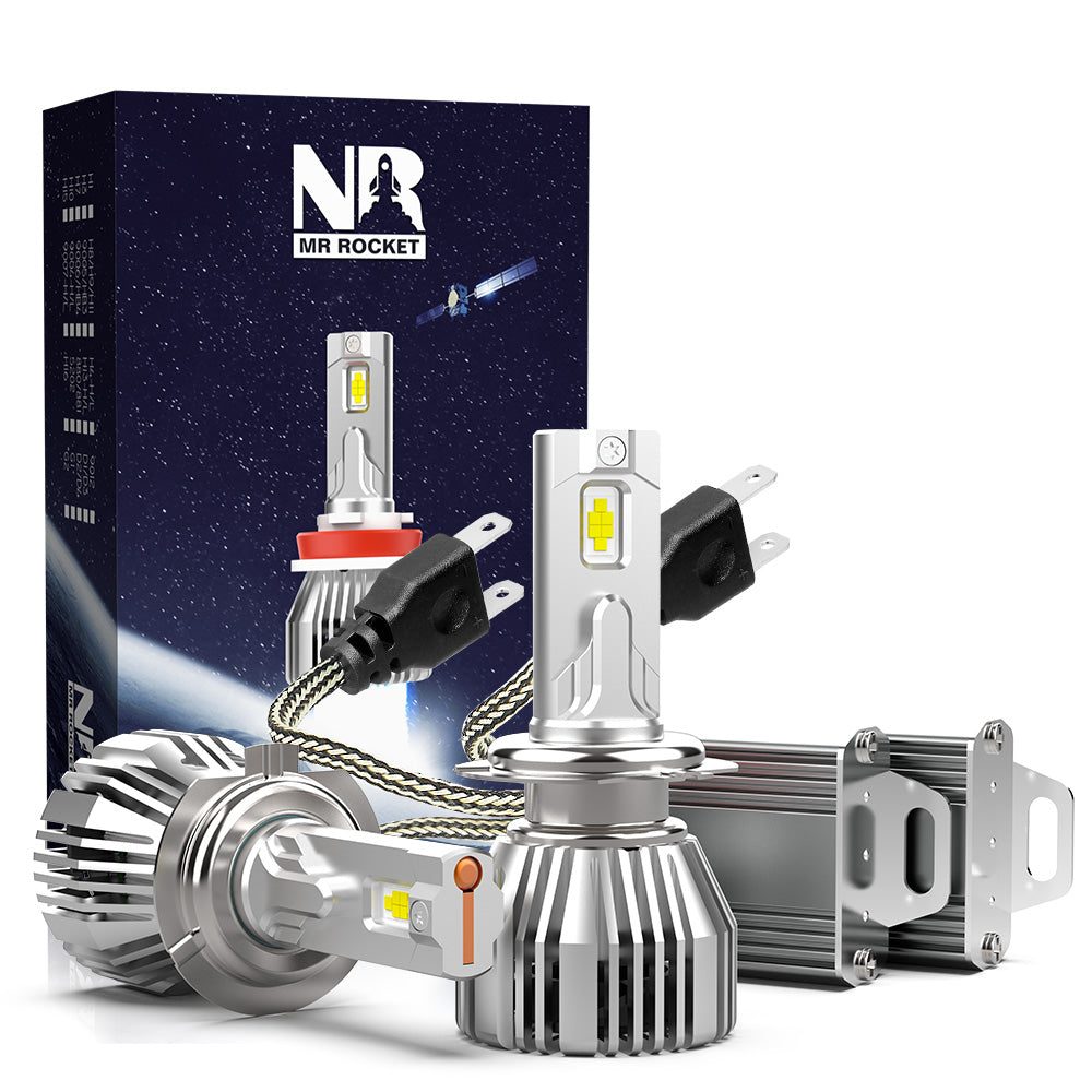 H7 LED Headlight Bulb 55W 6600LM White | NAOEVO NR Series - NAOEVO
