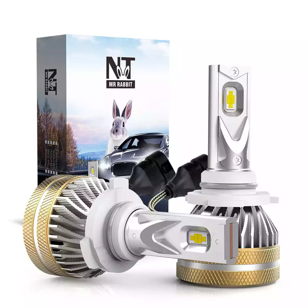 9005 LED Headlight Light Bulb 40W 4800LM 6500K White | NAOEVO NT Series, 2 Bulbs