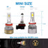 9005 LED Headlight Light Bulb 40W 4800LM 6500K White | NAOEVO NT Series, 2 Bulbs