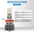New H8911 Mini Led Headlight Kit NE 50W 5600LM  NAOEVO