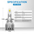 Mini-Size H7 LED Bulb 7200LM All-in-One Design For Easy Fitment - NAOEVO